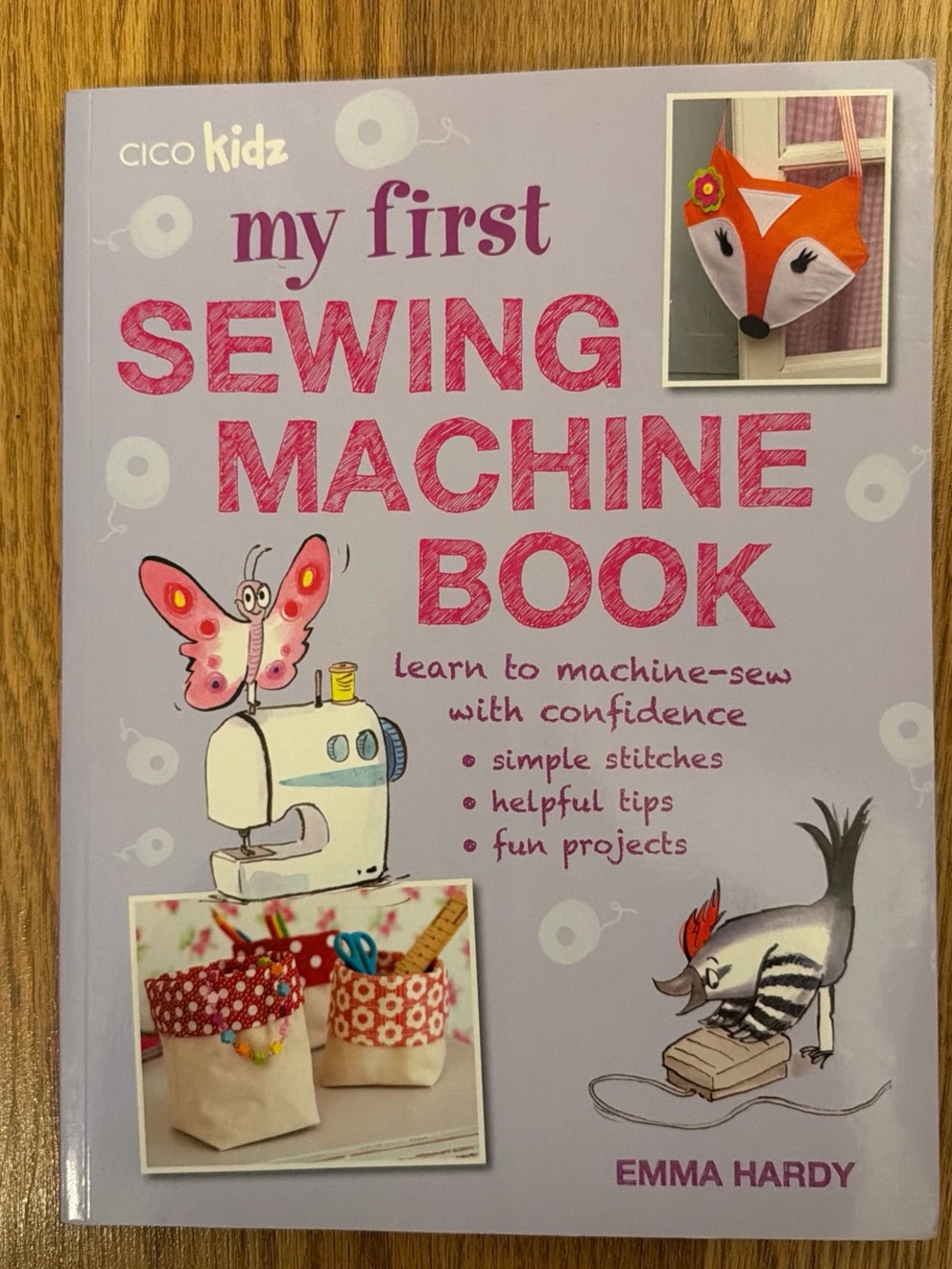 Cico Kidz My First Sewing Machine Book - Purple